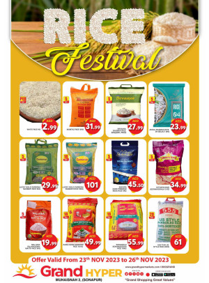 Rice Festival - Grand Hyper Muhaisnah