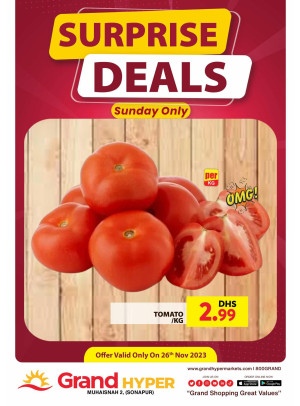 Surprise Deals - Grand Hyper Muhaisnah
