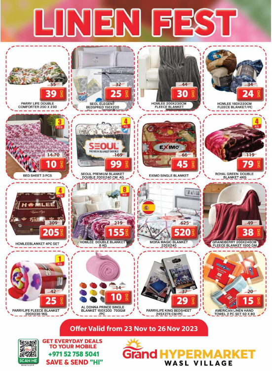 Linen Fest - Wasl Village, Dubai
