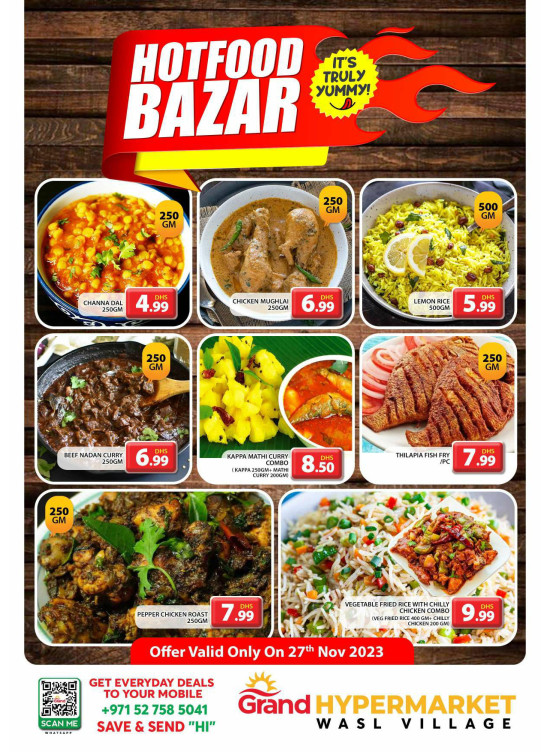 Hot Food Bazar - Wasl Village, Dubai