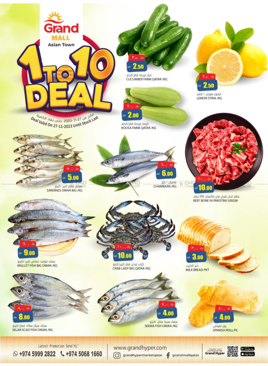 1 to 10 Deal - Asian Town