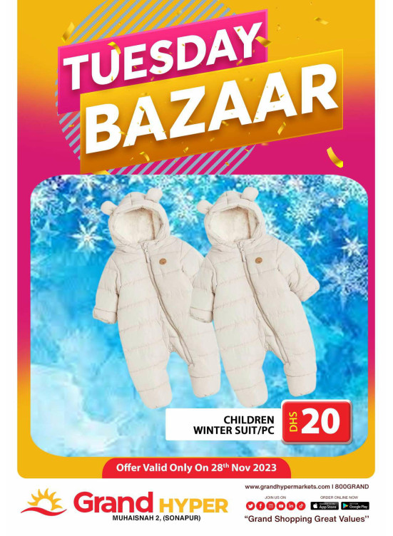 Tuesday Bazar - Grand Hyper Muhaisnah