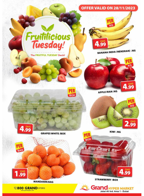 Fruitilicious Tuesday - Grand Hypermarket Jebel Ali