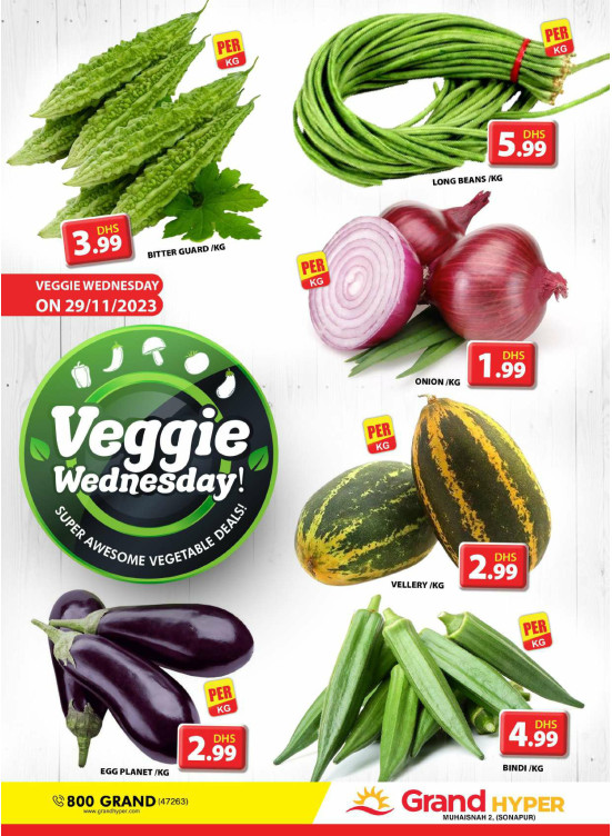 Veggie Wednesday - Grand Hyper Muhaisnah