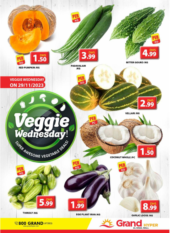 Veggie Wednesday - Grand Hyper Al khail Mall
