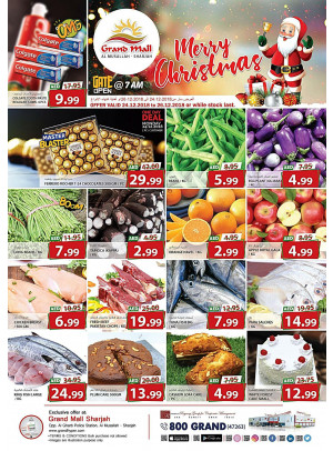 Christmas Offers - Grand Mall Sharjah