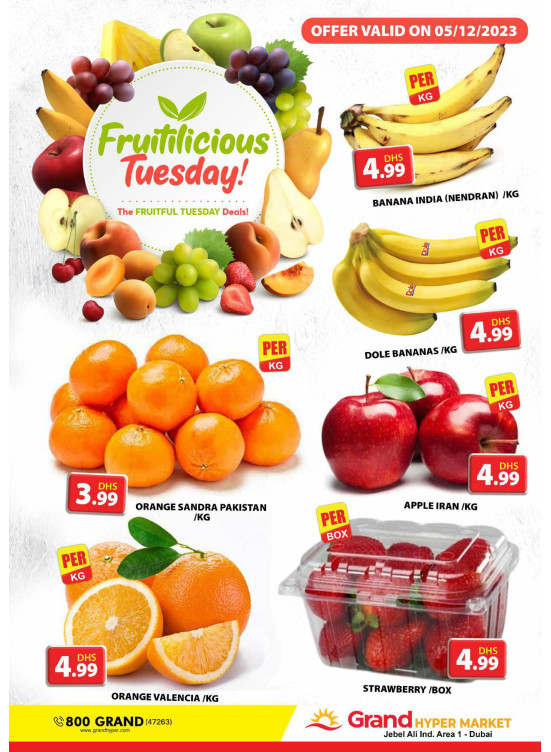 Fruitilicious Tuesday - Grand Hypermarket Jebel Ali