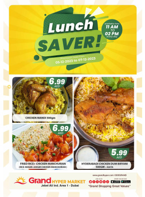 Lunch Saver - Grand Hypermarket Jebel Ali