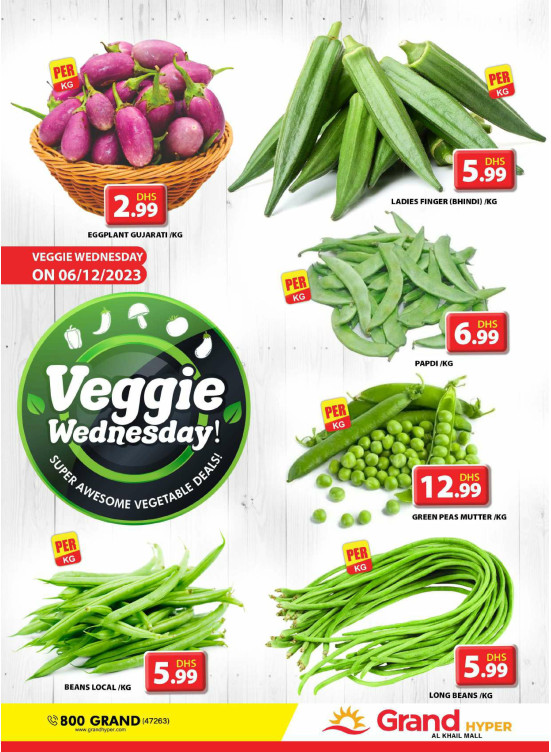 Veggie Wednesday - Grand Hyper Al khail Mall