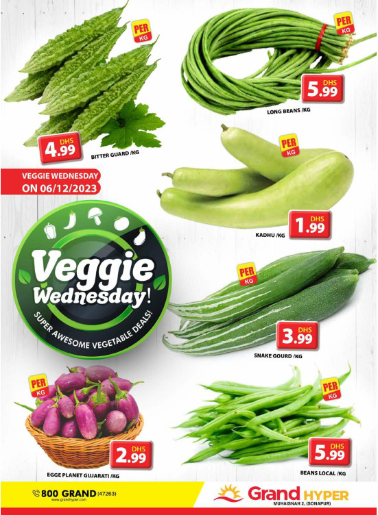 Veggie Wednesday - Grand Hyper Muhaisnah