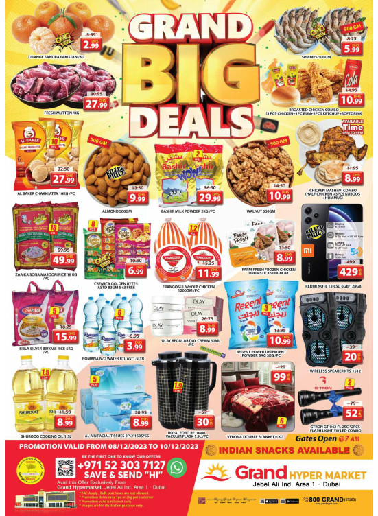 Weekend Deals - Grand Hypermarket Jebel Ali