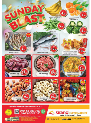 Sunday Blast - Grand Hypermarket Jebel Ali
