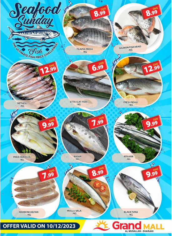 Seafood Sunday - Grand Mall Sharjah