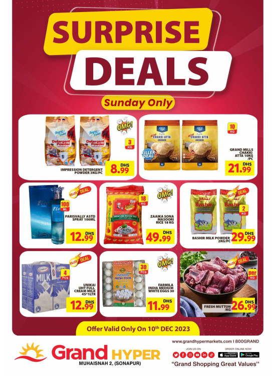 Surprise Deals - Grand Hyper Muhaisnah