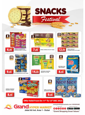 Snacks Festival - Grand Hypermarket Jebel Ali