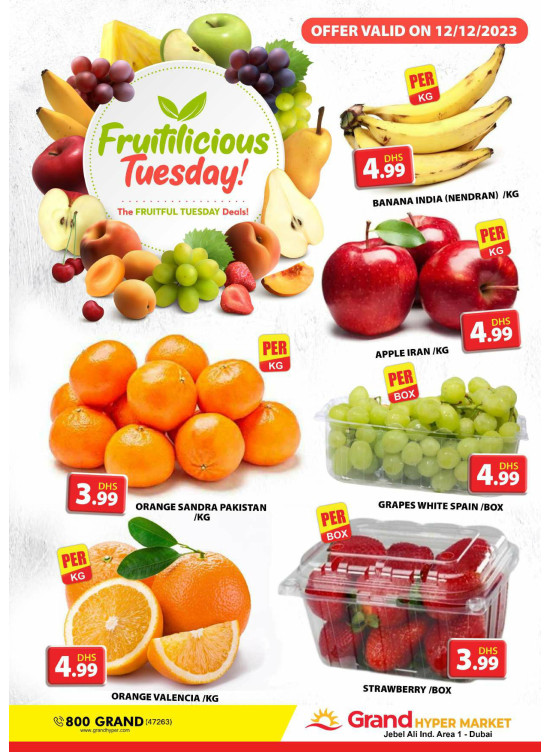 Fruitilicious Tuesday - Grand Hypermarket Jebel Ali