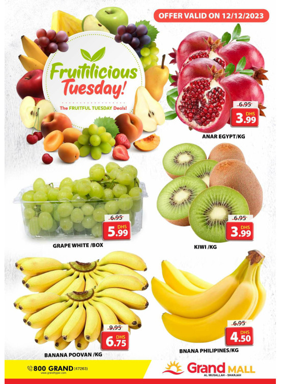Fruitilicious Tuesday - Grand Mall Sharjah