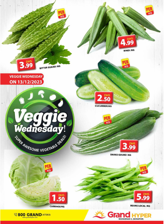 Veggie Wednesday - Grand Hyper Muhaisnah