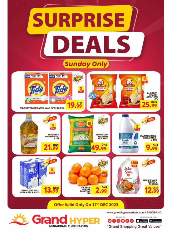 Surprise Deals - Grand Hyper Muhaisnah