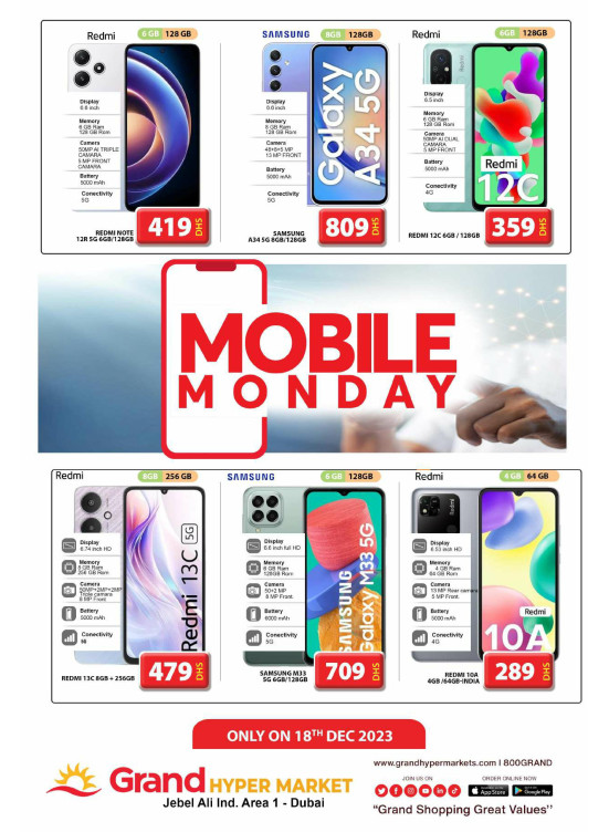 Monday Deals - Grand Hypermarket Jebel Ali