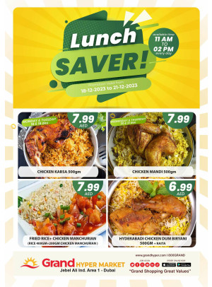 Lunch Saver - Grand Hypermarket Jebel Ali