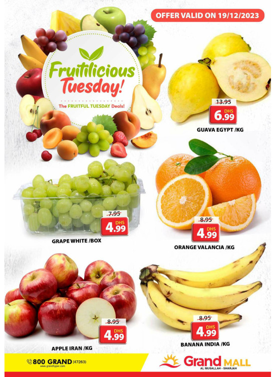 Fruitilicious Tuesday - Grand Mall Sharjah
