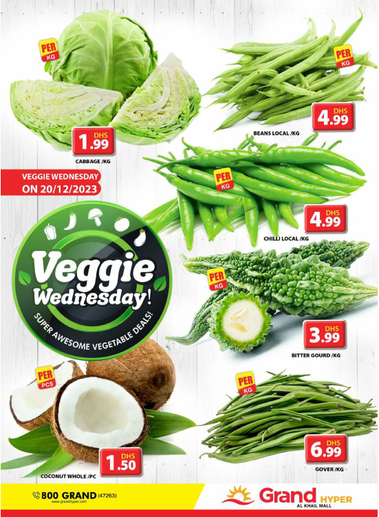 Veggie Wednesday - Grand Hyper Al khail Mall