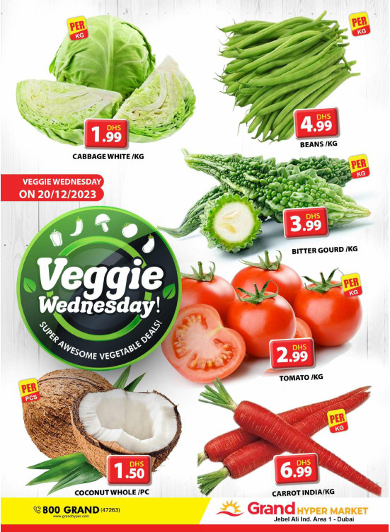 Veggie Wednesday - Grand Hypermarket Jebel Ali
