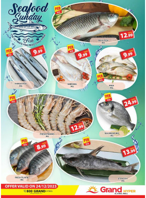 Seafood Sunday - Grand Hyper Al Khail Mall