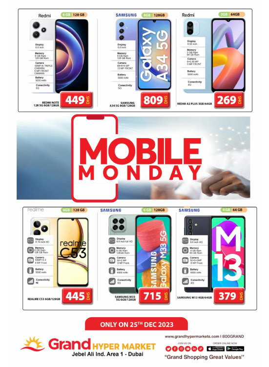 Monday Deals - Grand Hypermarket Jebel Ali