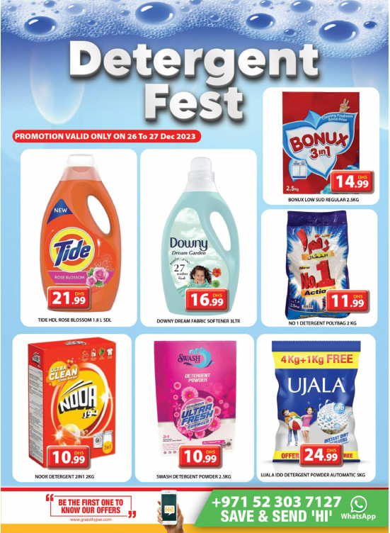 Detergent Fest - Grand Hypermarket Jebel Ali