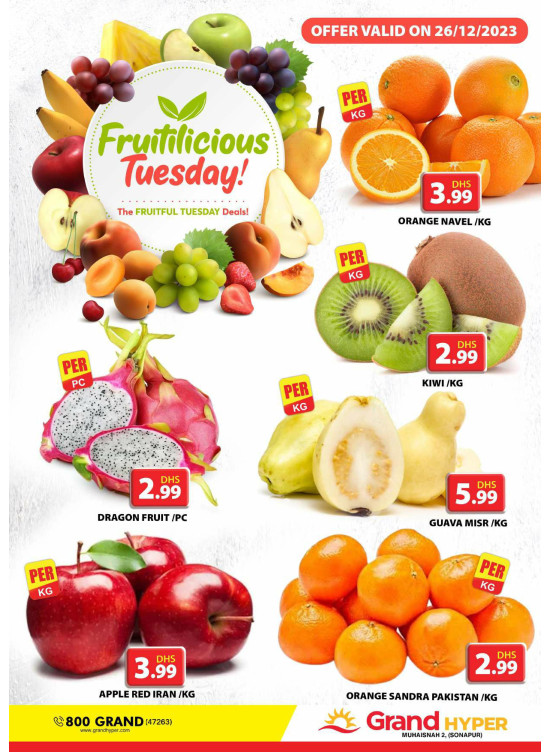 Fruitilicious Tuesday - Grand Hyper Muhaisnah
