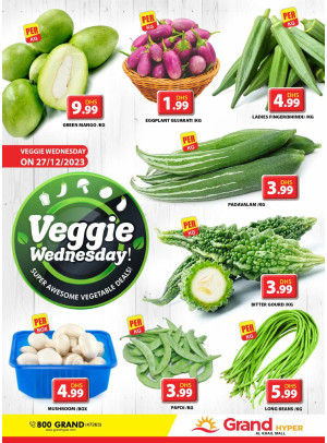 Veggie Wednesday - Grand Hyper Al khail Mall