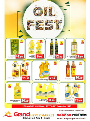 Oil Fest - Grand Hypermarket Jebel Ali