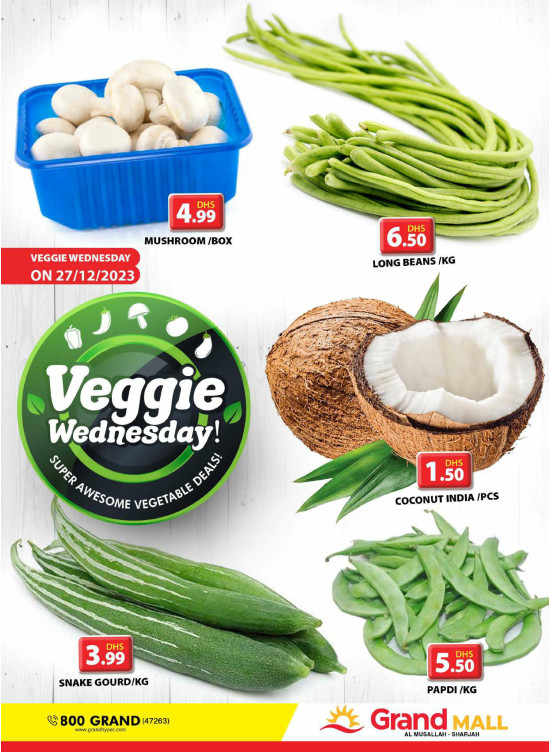 أربعاء الخضروات - جراند مول الشارقة