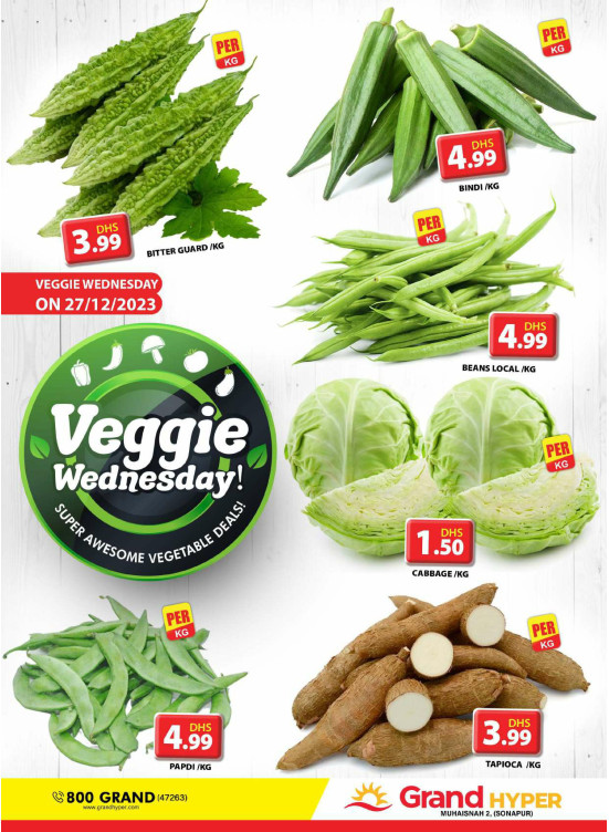 Veggie Wednesday - Grand Hyper Muhaisnah