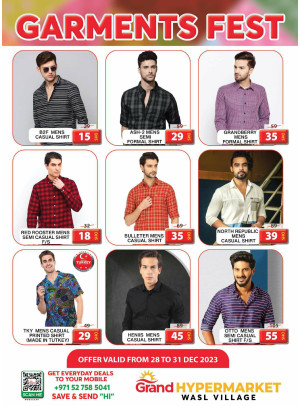 Garments Fest - Wasl Village, Dubai