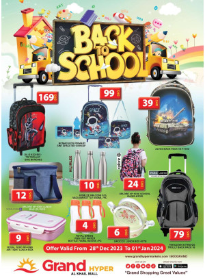 Back To School Offers - Grand Hyper Al Khail Mall
