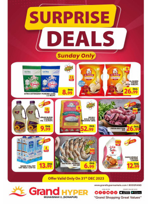 Surprise Deals - Grand Hyper Muhaisnah
