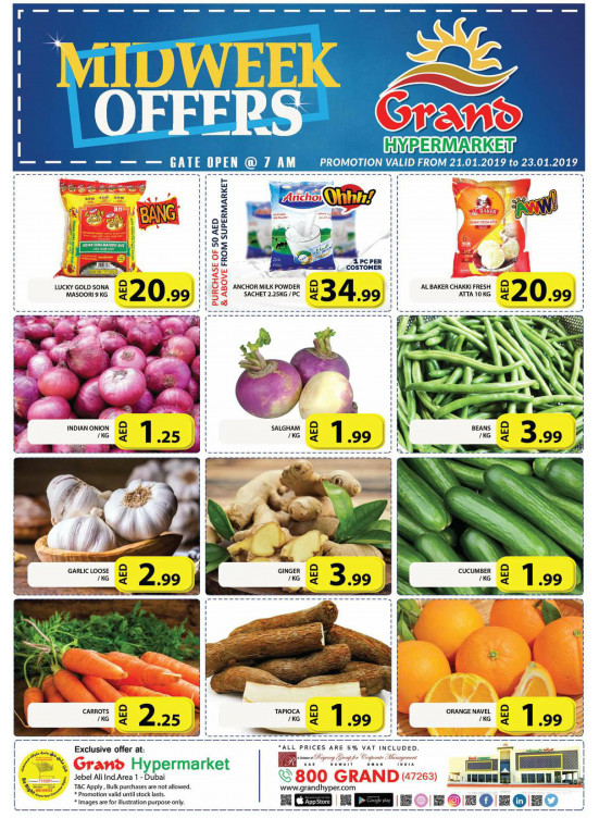 Midweek Offers - Grand Hypermarket Jebel Ali