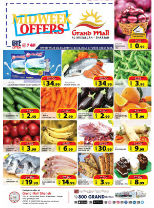 Midweek Offers - Grand Mall Sharjah