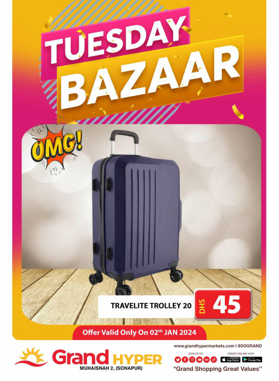 Tuesday Bazar - Grand Hyper Muhaisnah