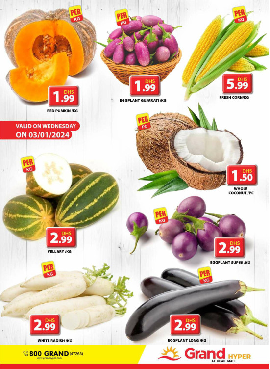 Veggie Wednesday - Grand Hyper Al khail Mall