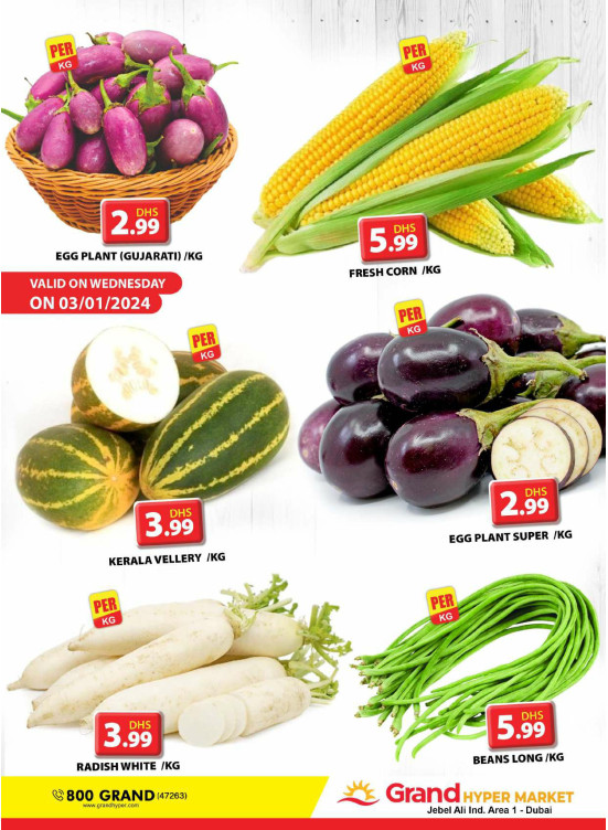 Veggie Wednesday - Grand Hypermarket Jebel Ali