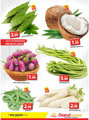 Veggie Wednesday - Grand Hyper Muhaisnah