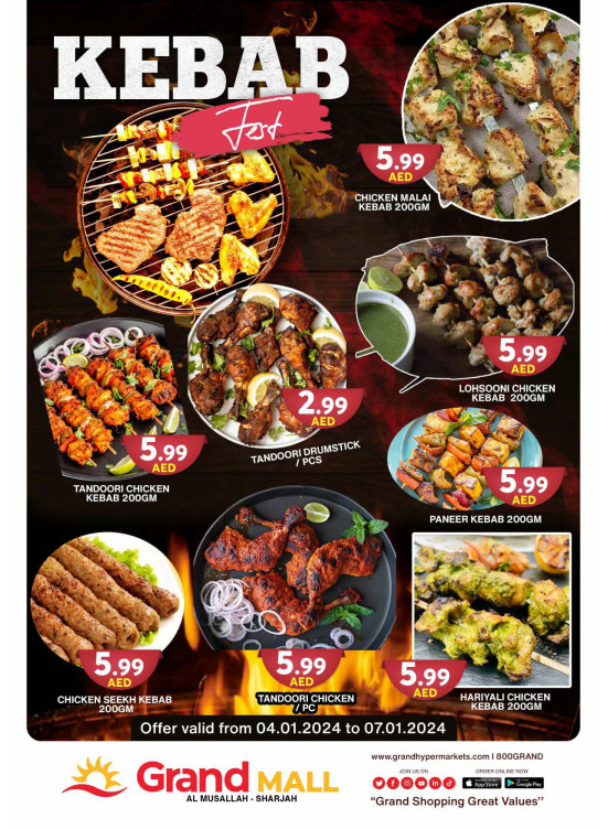 Kebab Fest - Grand Mall Sharjah