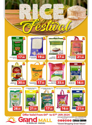 Rice Festival - Grand Mall Sharjah
