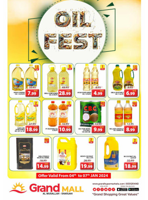 Oil Fest - Grand Mall Sharjah
