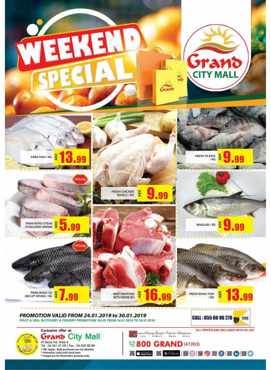 Weekend Special Offers - Grand City Mall