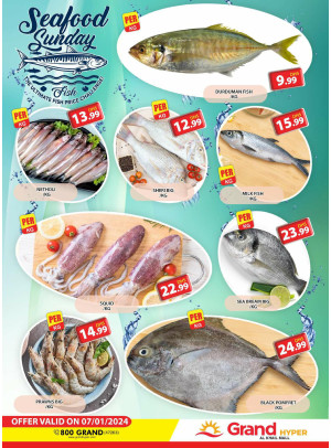 Seafood Sunday - Grand Hyper Al Khail Mall